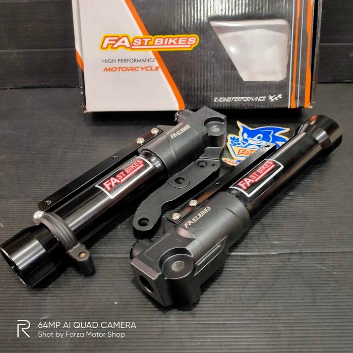 Shock Depan Tabung Shock USD NMAX Full Hitam Forza Variasi