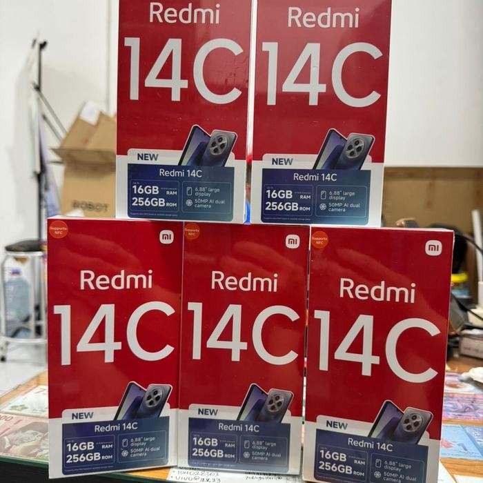 Xiaomi Redmi 14C NFC ram 8/256GB Garansi Resmi