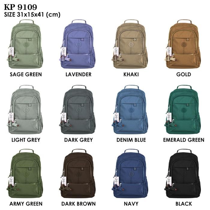 Tas Ransel Kipling 9109 - Tas Laptop Backpack Sekolah Ukuran Besar