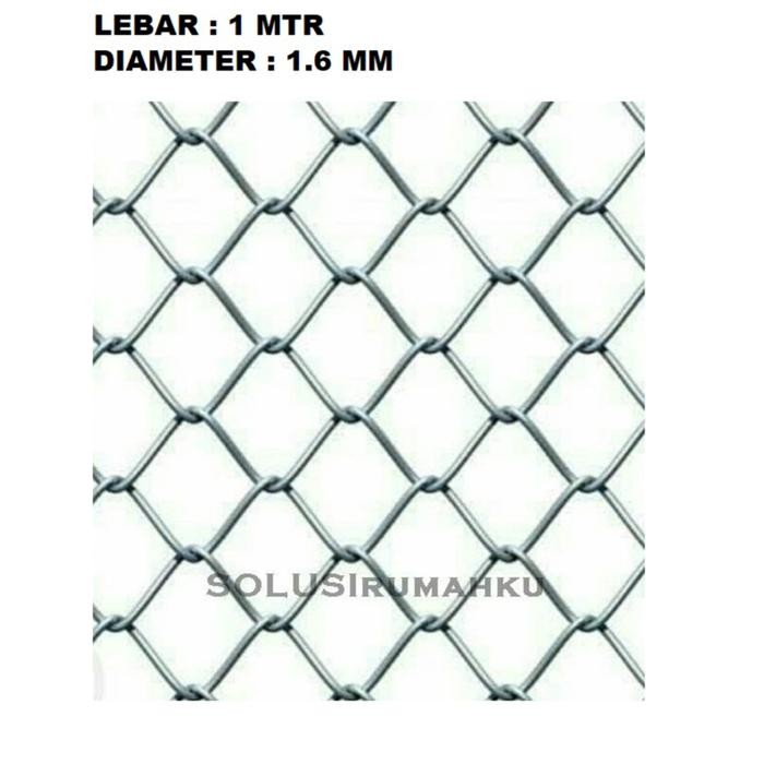 Kawat Harmonika 1 meter x tebal 1.6 mm / Ram Wajik Kandang Hewan Pagar