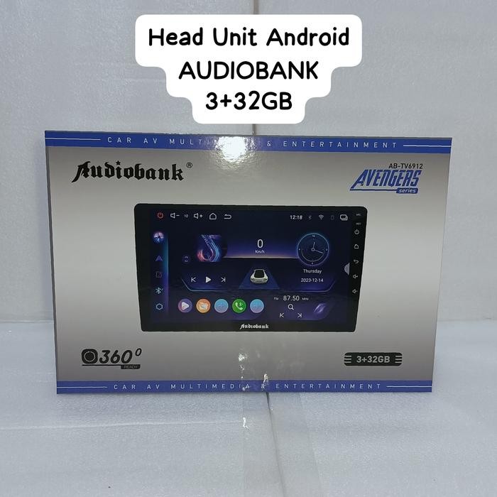 Head Unit Android Audiobank 9inch - ram 3/32