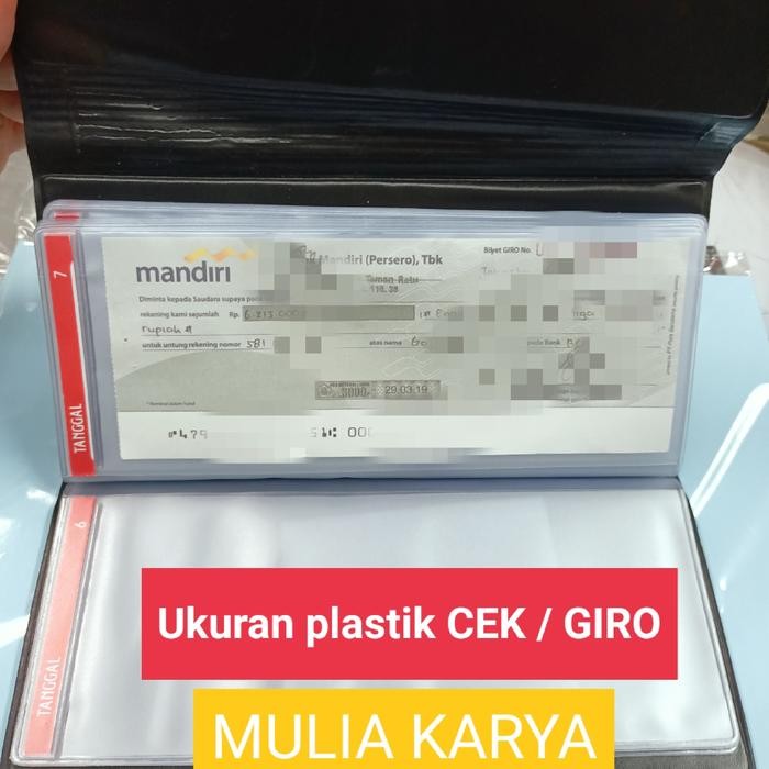 

Cheque Giro Keeper Tanggal 1 sd 31 / Map Cek Giro C-016