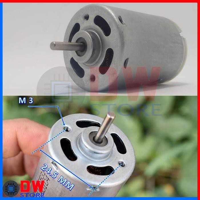 (Allthebest) Dinamo DC Motor RS540 RS 540 20800 Rpm High Speed Torque DC