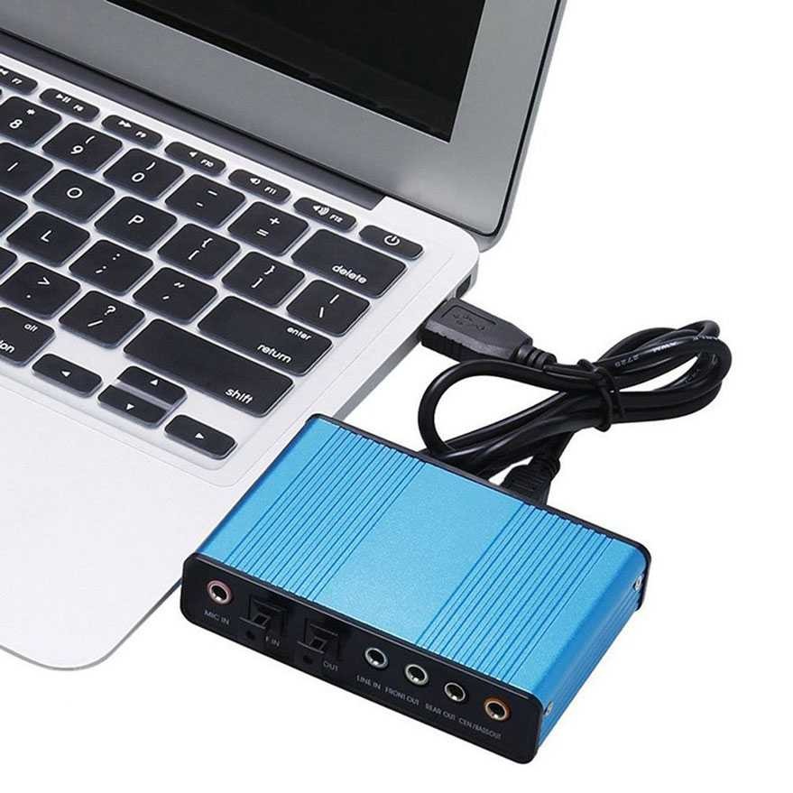 Sound Card External 5.1 Suround USB for Laptop PC External 5.1 Surround USB Sound Card for Laptop PC