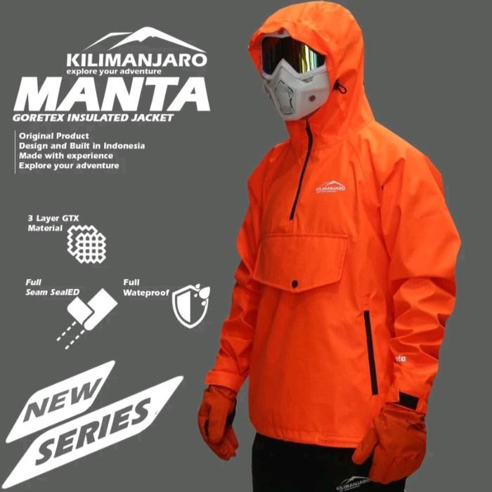 TERBARU Jaket Goretex Kilimanjaro Manta 3 Layer Waterproof - Jaket Goretex Kilimanjaro