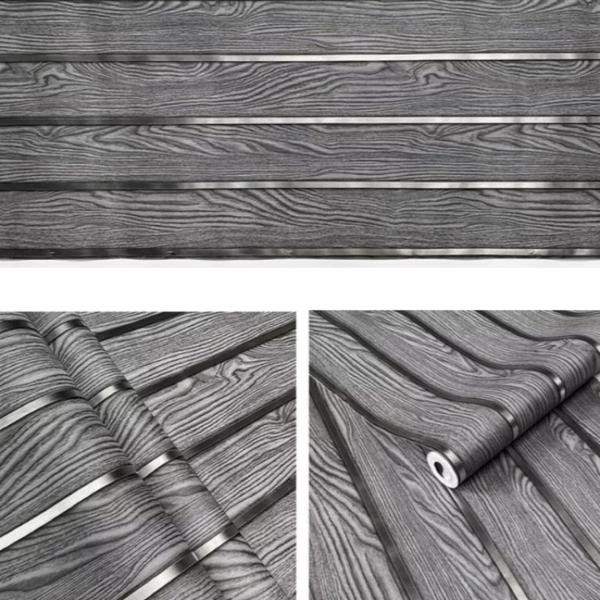 Wallpaper Stiker Premium Kayu Motif Panel - Dekorasi Kertas Pvc - Stiker Anti Air