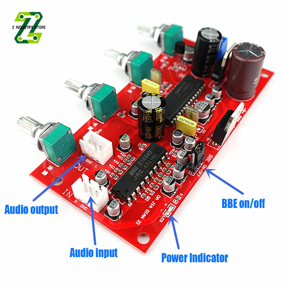 UPC1892 Stereo Preamp Amplifier Volume Tone Control JRC2150 BBE