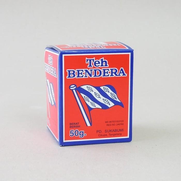 

1 Pak Teh Bubuk Bendera Kotak 10 x 50 gram