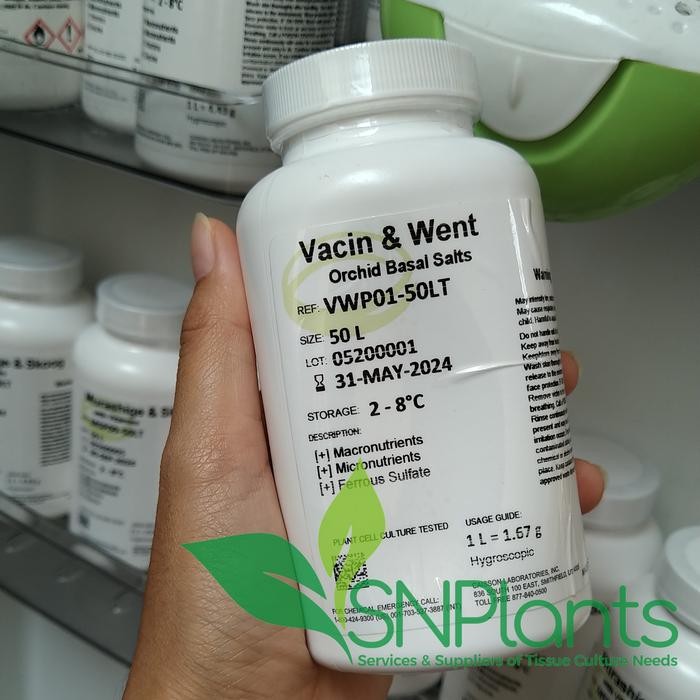 Jual Media Kultur Jaringan Anggrek [Vacin & Went] 50 Liter