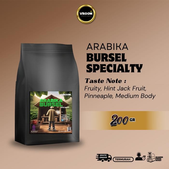 

Biji Kopi Bubuk Arabika Bursel Specialty Petik Merah Arabica Coffee Roasted Beans