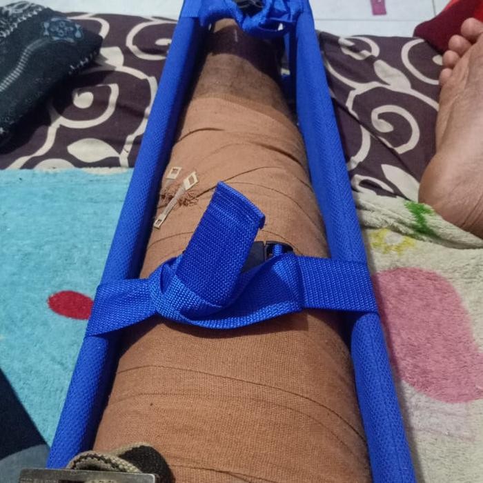 SPALK KAKI 8CMX70CM- 1 PASANG SPALK DAN TALI - BIDAI KAKI -SPALK KAYU