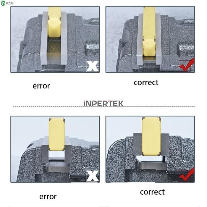 RAGUM 5" QH 125 MM CATOK 5 INCH MEJA MESIN TANGGEM PUTAR DERAJAT