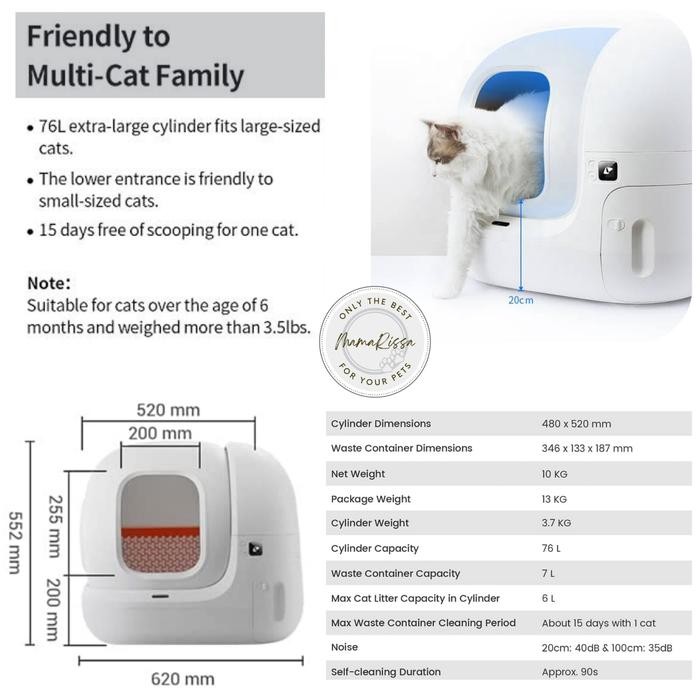 PETKIT Pura Max Smart Self Cleaning Cat Litter Box
