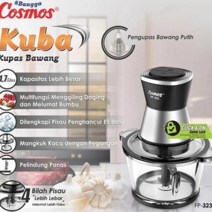 Chopper Cosmos FP323 FP 323 Food Processor Cosmos RESMI