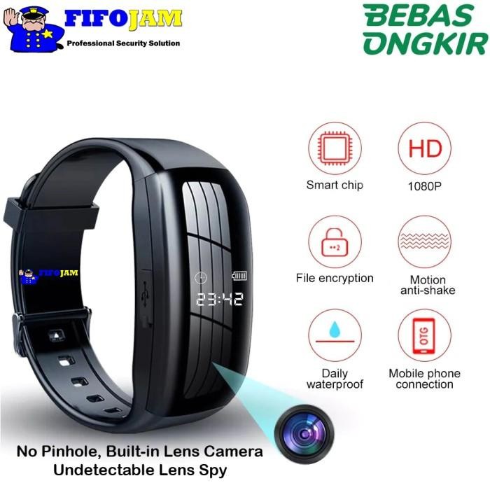 [Expert] Fifojam Spycam Watch Bracelet 1080P FHD - Undetectable Lens Spy