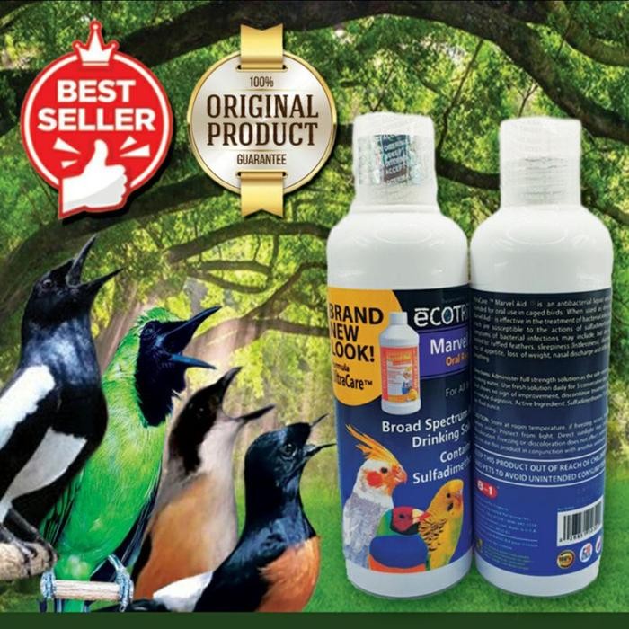 MARVEL AID 237ml ORAL REMEDY OBAT BURUNG RONTOK NGANTUK KURUS