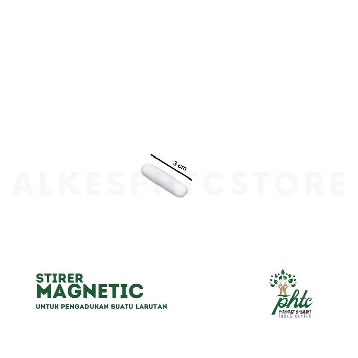 Magnetic Stirrer 3Cm L Stir Bar 3 Cm / Magnetik Stirer 3Cm Terlaris