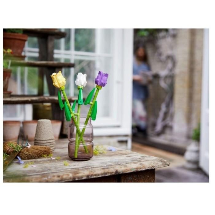 Lego Seasonal 40461 Tulips Exclusives Flower Bunga Tulip Mother'S Day Asli Lego Pt Map Dan Ber Sni