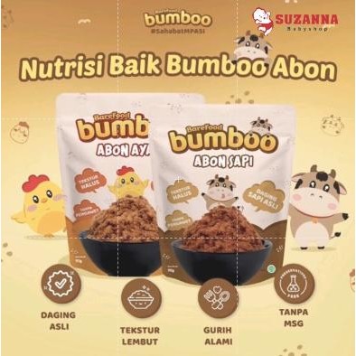 

Barefood Bumboo Abon Asli No MSG 100g - Makanan Anak