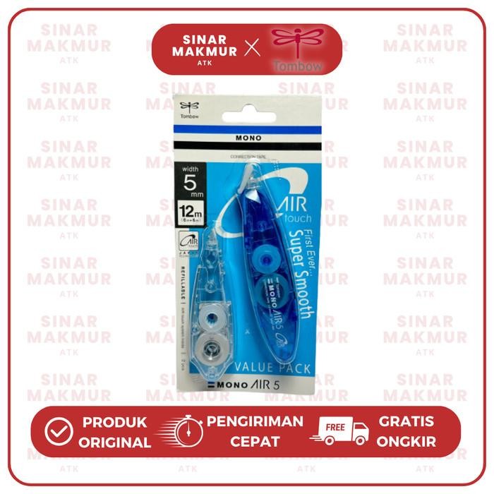 

correction tape/tipex kertas mono air 5 pen type 5mm x 6m ct-pax mono tombow (set) kode 1090