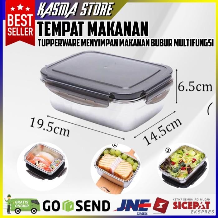 Kotak Makan plastik Tempat Tupperware Serbaguna Tempat makanan