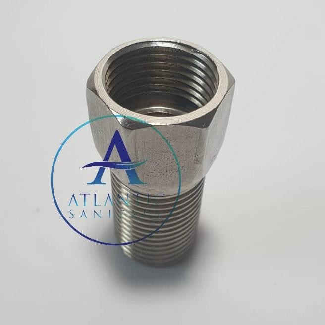 Sok Sambung Drat Luar Dalam / Sok Drat Panjang Stainless