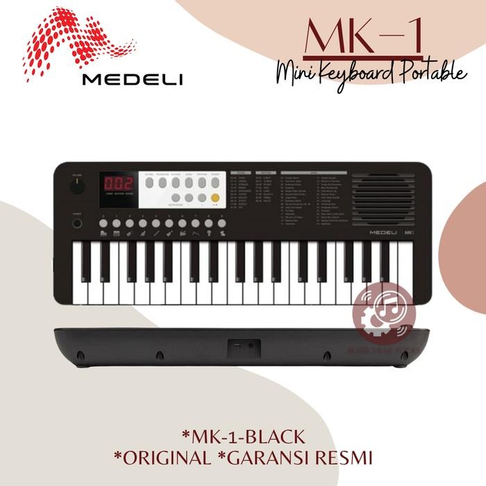 Medeli Mk1 Mini Keyboard Portable Medeli Mk-1 Keyboard Pemula Medeli Mk1 Keyboard Mini