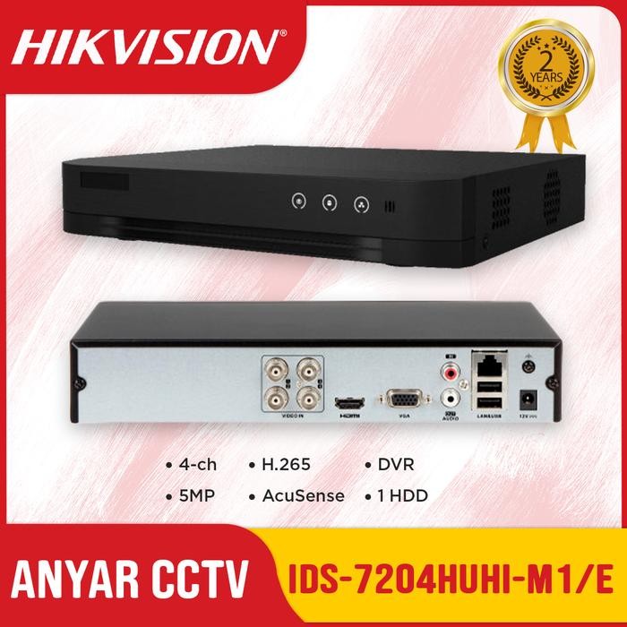 HIKVISION iDS-7204HUHI-M1/E DVR 4CHANNEL HIKVISION iDS-7204HUHI M1/E