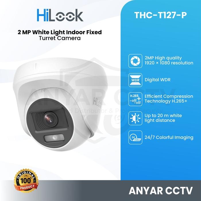 HILOOK THC-T127-P / CAMERA HILOOK COLORVU 1080P HILOOK T127P - RESMI