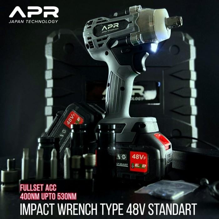 Expert APR Cordless Impact Wrench Brushless Mesin Bor 48v 400Nm High Quality