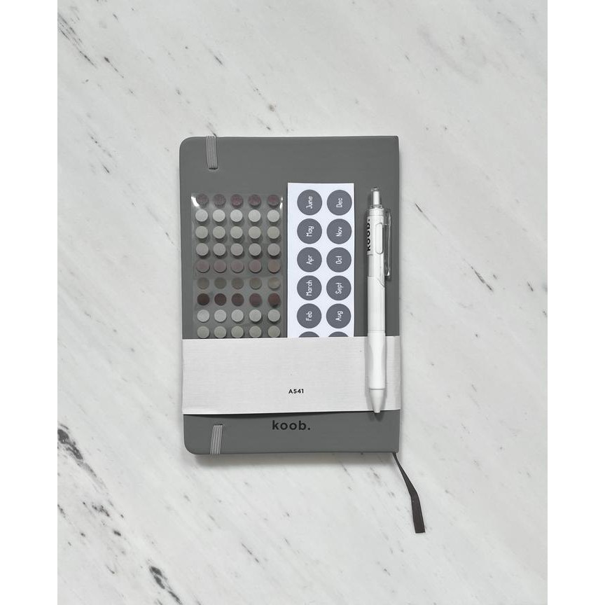

Journaling A541 Koob. Undatted One Year Planner / Notebook Annual Planner Jurnal