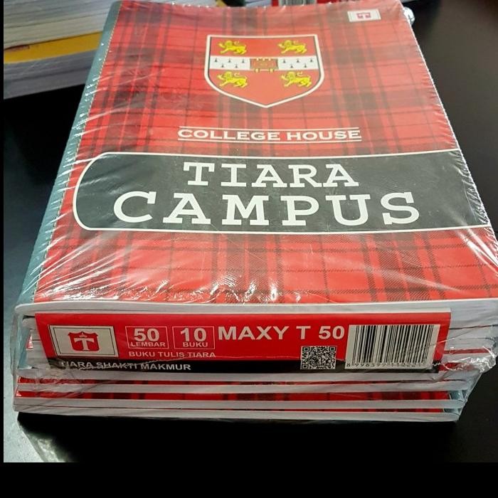 

Buku Buku Tulis Tiara Campuss Maxy 50 (Per Pak)