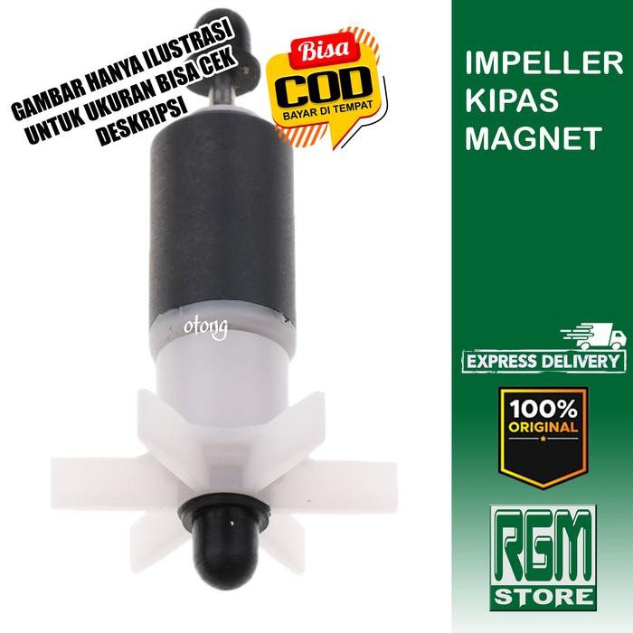 Kipas Impeller Magnet Rotor Mesin Pompa Celup Sparepart Aquarium