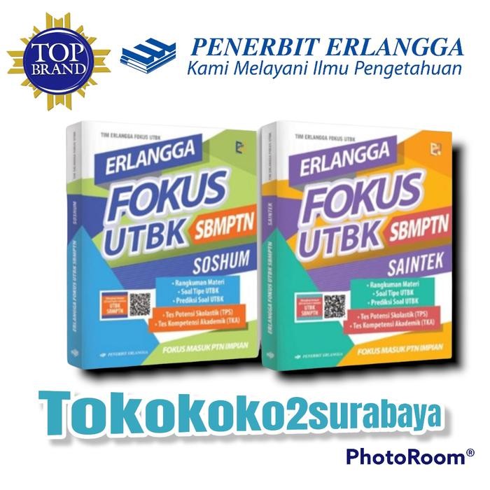 

Ready BUKU FOKUS UTBK SMA SOSHUM DAN SAINTEK ERLANGGA