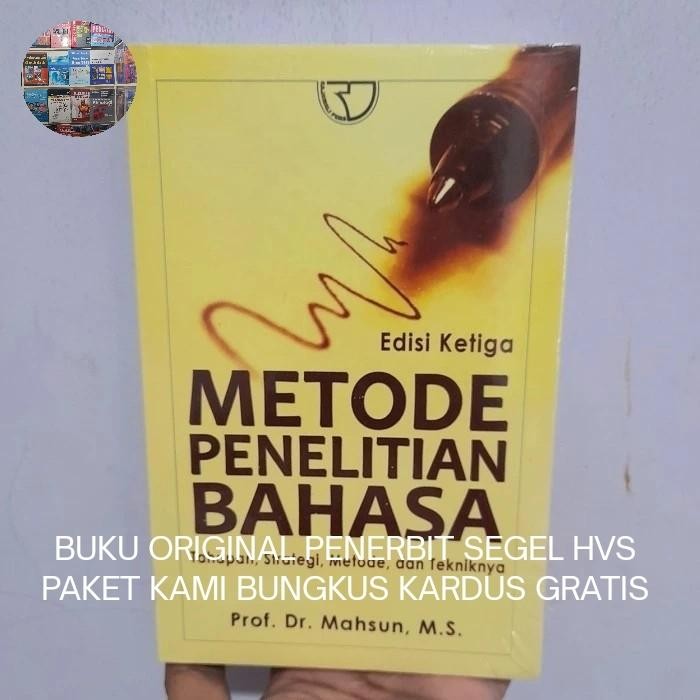 

Ready Metode Penelitian Bahasa - Mahsun Buku Asli HVS