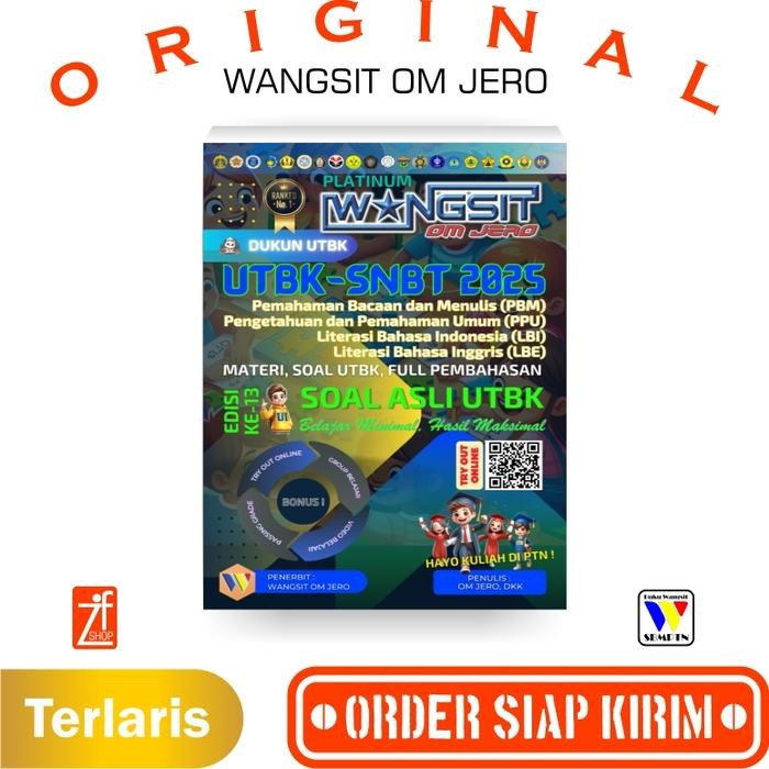 

Ready BUKU WANGSIT UTBK SNBT OM JERO PPU PBM LITERASI BAHASA INDONESIA LITERASI BAHASA INGGRIS -