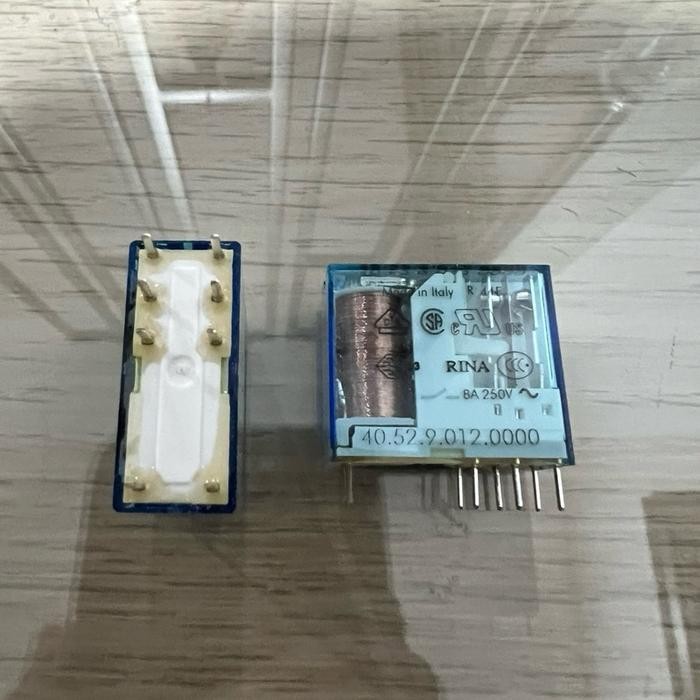 Relay Riley FINDER 40.52.9.012.0000 8kaki 8 kaki 8p 8 p Coil 12VDC 12 VDC 12 Volt 12Volt 12 v 12v 8A