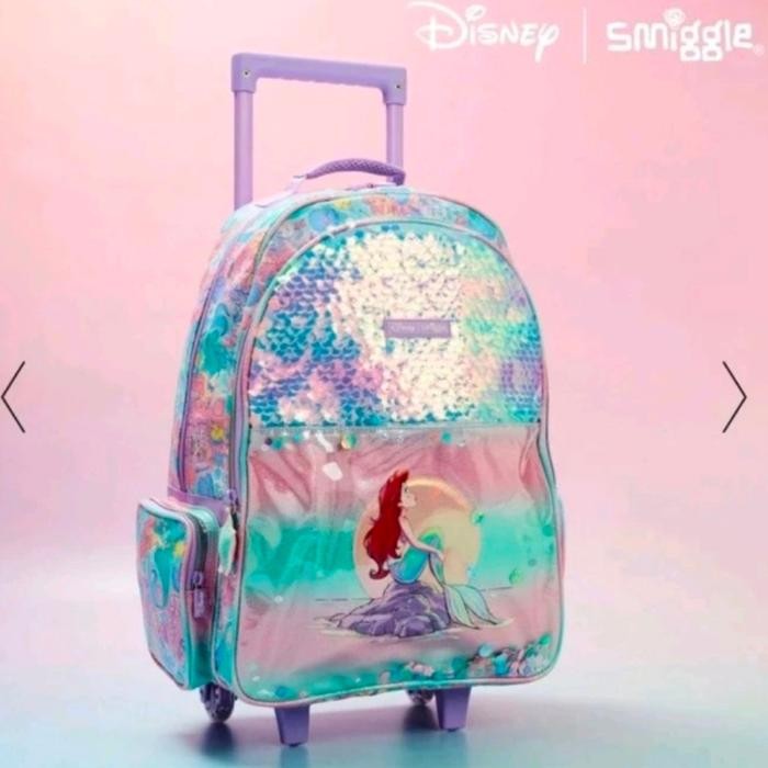 GASS. SMIGGLE ARIEL TROLLEY BACKPACK/TAS KOPER ANAK CEWEK SD/SCHOOL BAG/KADO