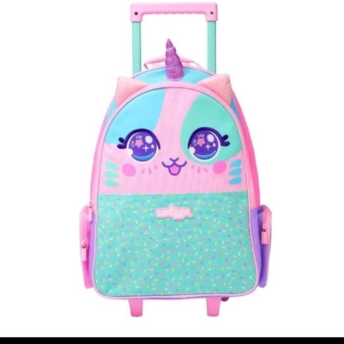 YOK DI ORDER SMIGGLE TROLLEY KYLIE BACKPACK/TAS KOPER ANAK PEREMPUAN/ TAS SEKOLAH