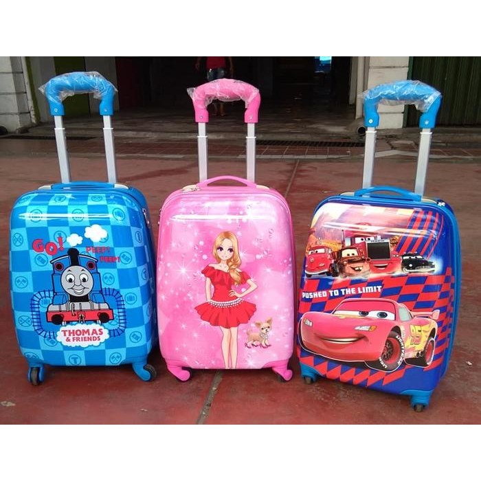 ORIGINAL.. TAS TROLI KOPER ANAK 16" KARAKTER 107 THOMAS BAGUSSSS BISA GOJEK