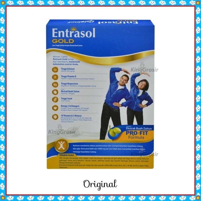 (Allthebest) Entrasol Gold Kemasan 175gr / 185gr Susu Tulang Untuk Lansia