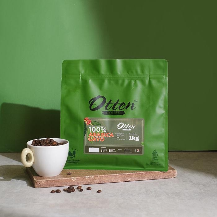 

KOPI 100% FULL ARABICA GAYO KOMERSIAL 1KG - BIJI / BUBUK KOPI COMMERCIAL HOUSE BLEND OTTEN COFFEE