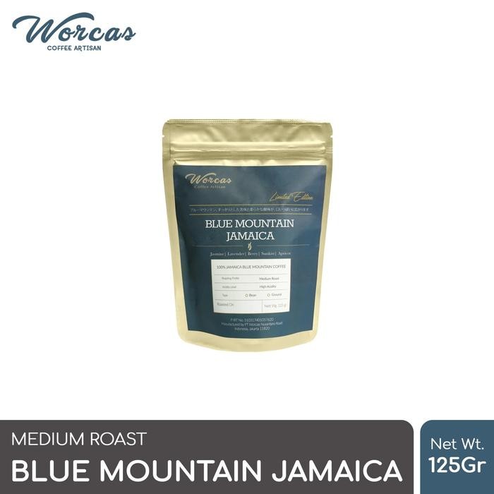 

WORCAS ARABICA COFFEE BLUE MOUNTAIN JAMAICA 125GR MEDIUM ROASTED