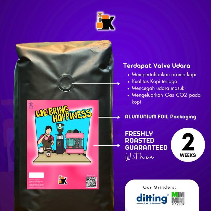 BIJI KOPI ROBUSTA LAMPUNG 1KG
