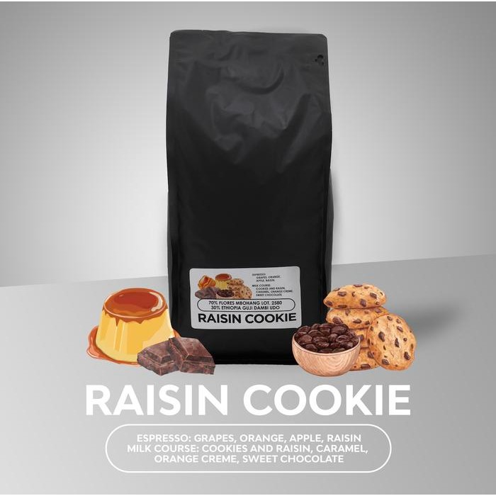 

RAISIN COOKIE ESPRESSO BLEND - BIJI KOPI ARABIKA
