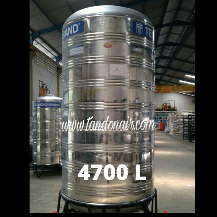 Terlaris Tangki Tandon Toren Air Tedmond Grand Stainless 4700 L