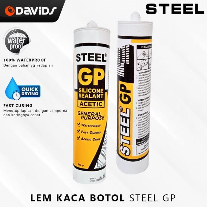 (Expert) Lem Kaca Aquarium Sealant Silent Akuarium Steel GP