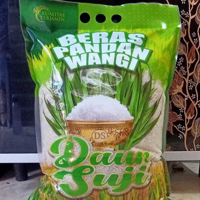 

FREShBgt- Beras kemasan 3Kg daun suji/beras putih