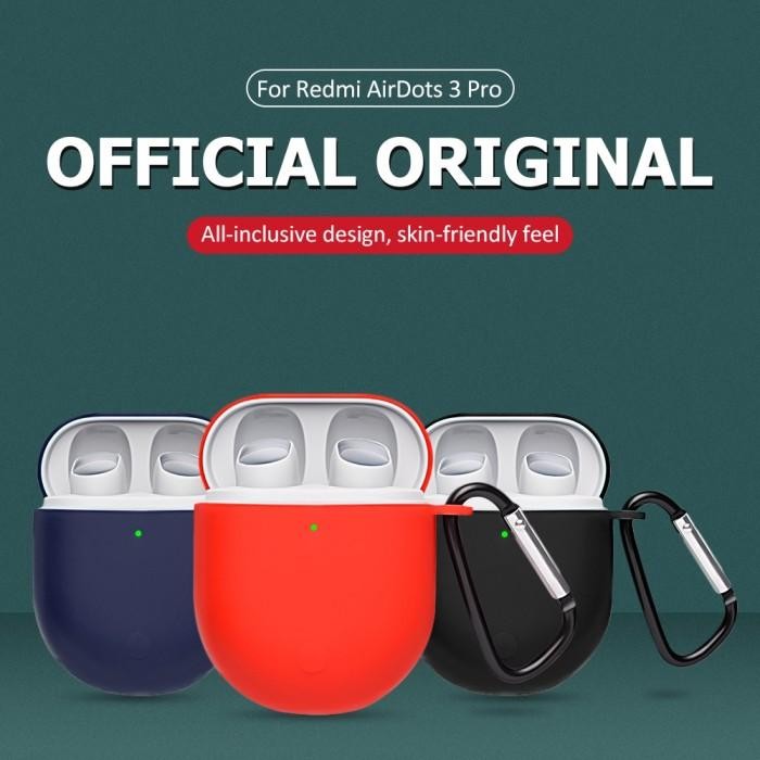 Soft Case Silikon Xiaomi Buds 3 Pro / Redmi Airdots 3 Pro + Carabiner