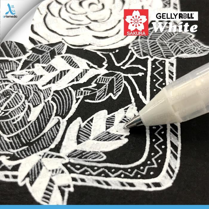 

Pulpen Warna Sakura Gelly Roll White Color Gel Pen Bolpen